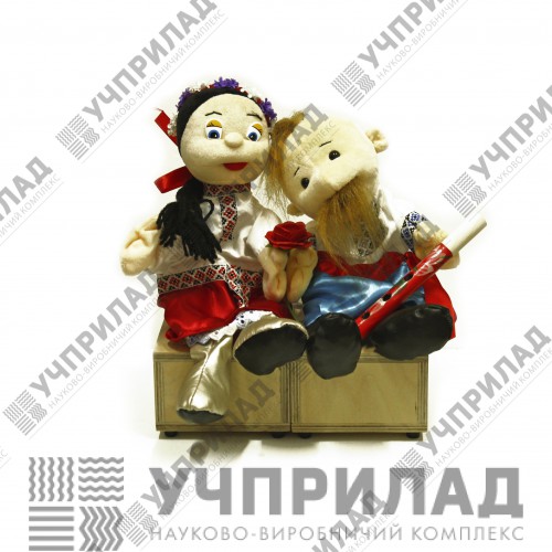Ляльки-рукавички в українському одязі для лялькового театру