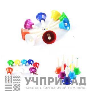 Набір нотних дзвіночків (8 шт.)