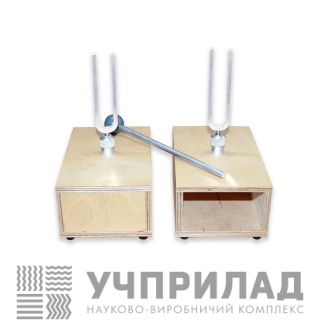 Камертони на резонансних ящиках (пара)